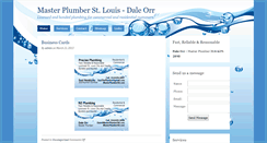 Desktop Screenshot of masterplumberstl.com